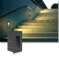 thumbnail image 1 of COOPHYA 2Pcs Outdoor Use Black Recessed Stair Light with Waterproof LED Technology, 1 of 8