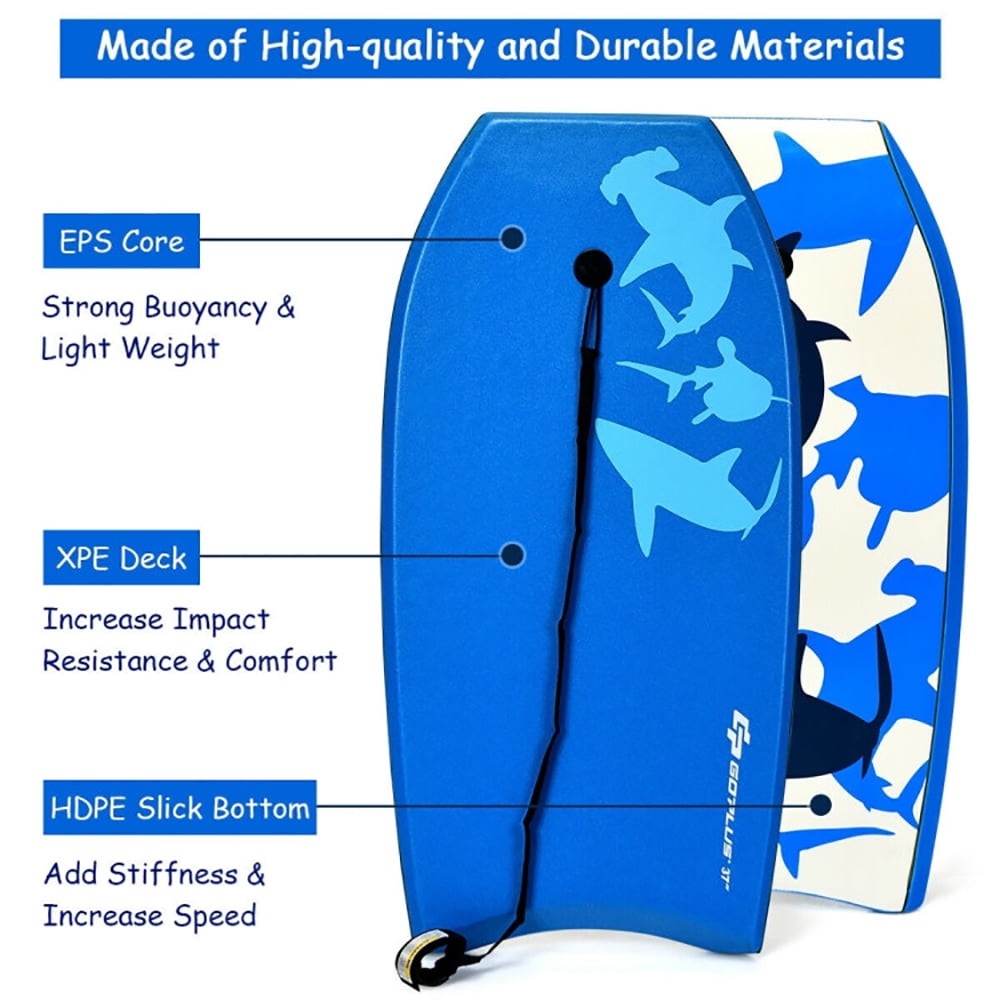 Resenkos Surfboard,Stand Up Paddle Board,Lightweight Super Bodyboard Surfing with EPS Core Boarding-M
