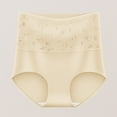 thumbnail image 2 of Bovxnpu Womens Underwear Plus Size Panties, Women's High Waisted Cotton Brief Underwear, Lace Abdomen Mid-rise Waist And Hip Lift Breathable Underwear Briefs L, 2 of 4