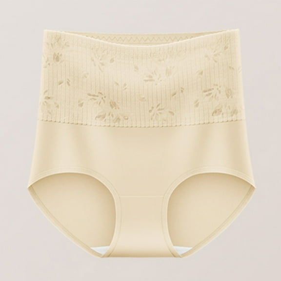 Women High Waisted Cotton Underwear Panties