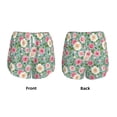 thumbnail image 6 of Goofa Rose Flowers Printed Women 2 in 1 Running Shorts,Quick Dry Athletic Workout Shorts,High Waisted Athletic Shorts with Liner Pockets-Medium, 6 of 9