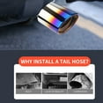thumbnail image 4 of Mauxuk Stainless Steel Exhaust Pipe - Modified Tailpipe Cover for Enhanced Vehicle Appearance, Durable and Rust-Resistant, Easy Installation, Universal Fit for Various Car Models, 4 of 6