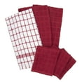 thumbnail image 3 of RITZ Terry Kitchen Towel and Dish Cloth, Set of 3 Towels and 3 Dish Cloths, Paprika, 3 of 5