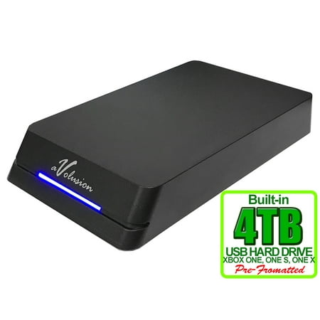 Avolusion HDDGear Pro 4TB (4000GB) 7200RPM 64MB Cache USB 3.0 External Gaming Hard Drive (For XBOX ONE X / S, Pre-Formatted) - 2 Year Warranty