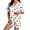 Beige, variant on Summer Sales Womens Pajama Sets Funny Pumpkin Print Short Sleeve Button Top Loungewear Halloween Pajama Sets for Women 2 Piece
