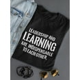 thumbnail image 3 of Leadership And Learning Phrase Tee Men's -Image by Shutterstock, 3 of 4