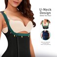 thumbnail image 3 of Mujeres Shaper Control de abdomen Levantamiento de glúteos Cremallera de entrepierna abierta Irfora Beige/XL, 3 of 7