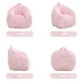 thumbnail image 4 of MINCETA Bean Bag Chair for Kids, Small Bean Bag Sofa Chairs with filler, Pink Comfy Beanbag Chair with Handle for Living Room, Bedroom, 4 of 7
