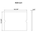 thumbnail image 2 of Ruvati USA RVA1221 19 x 16 in. Solid Wood Replacement Sink Cover Cutting Board for Workstation Sink, 2 of 3