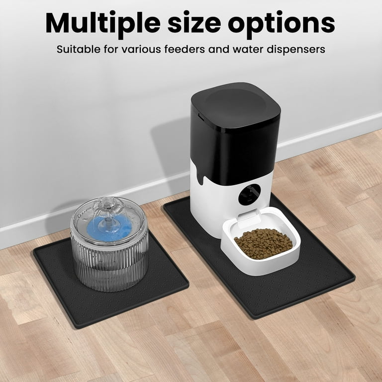 Cat feeding mat pets at cheap home