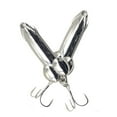 thumbnail image 4 of 5g/10g/15g/20g Three Hooks Metal Sequin Fake Lures Bait Rotation Solid Color Fishing Accessory, 4 of 7