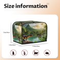 thumbnail image 5 of Sikiie Lake Forest Dinosaur Toaster Covers 2 Slice Dustproof Toaster Cover Bread Machine Cover, Dustproof Cover - 11.4" x 7.5" x 7.9", 5 of 7