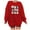 Red, variant on Womens Halloween Sweatshirts Fall Winter Long Sleeve Sweaters Crewneck Printed Shirts Casual Round Neck Blouses Loose Fitting Sweatshirt Pullover Top Halloween Costumes