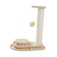 thumbnail image 2 of Poste rascador para gatos domésticos, juguete interactivo, suministros para mascotas, poste rascador resistente con bolas de madera para jugar con gat, 2 of 9