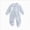 A15-Sky Blue, variant on Newborn Baby Boy Winter Clothes Long Sleeve Lapel Jumpsuit Collar Romper Playsuit Infant Baby Boy Fall Outfit