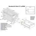 thumbnail image 4 of Leo & Lacey Twin Over Twin Staircase Storage Bunk Bed, 4 of 4