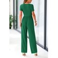 thumbnail image 2 of Mono de Pierna Ancha para Mujer PRETTYGARDEN Verde XL, 2 of 8