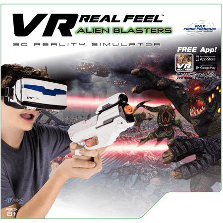 VR Real Feel Alien Blasters W/ Headset