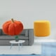 thumbnail image 2 of Reposapiés otomano con forma de calabaza de Halloween, taburete cúbico de terciopelo suave, decoración adecuada para dormitorio, sala de estar, cafete, 2 of 8