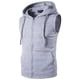 thumbnail image 4 of Chaleco con capucha y bolsillo con cremallera para hombre, chaleco con capucha M19, 4 of 4