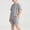 Gray, variant on Boys Summer 2 Piece Outfits Printed Cute Short Sleeve and Elastic Waist Casual Short Kids Clothing Set Gray Size 1T