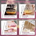 thumbnail image 2 of 6-Pack Stainless Steel Hand Mixer Attachments Set, Compatible with KitchenAid KHM3 KHM5 KHM7 KHM9,, 2 of 7