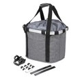 thumbnail image 4 of Cesta para bicicleta Colamx de tela Oxford portátil gris para compras senderismo Camping, 4 of 8