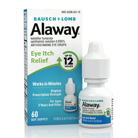 Alaway Eye Drops, Eye Itch Relief, 0.34 fl oz,