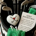 thumbnail image 4 of Golf Pocket Hug,Motivational Golf Ball Marker, Inspirational Golf Gift with Encouraging Message Card, Small Gift for Golf Lovers, Thoughtful Golf Present for Men and Women(2PCS), 4 of 7