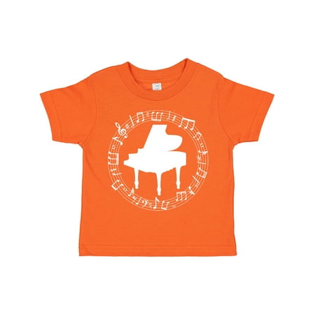 

Inktastic Piano Teacher or Student Music Instrument Gift Toddler Boy or Toddler Girl T-Shirt