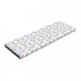 thumbnail image 1 of Bicycle Bench Pad, Abstract Plain Design Racing Bicycles in Different Colors Disorderly Displayed, HR Foam Cushion with Decorative Fabric Cover, 45" x 15" x 2", Multicolor, by Ambesonne, 1 of 3