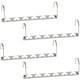 thumbnail image 1 of Piezas de perchas ahorradoras de espacio, perchas de metal, $4 Piezas de perchas apilables mágicas, perchas de almacenamiento de ropa para armario, $ Perchas de acero inoxidable de 6 orificios,, 1 of 7