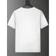 thumbnail image 2 of Camiseta informal de manga corta para hombre con estampado geométrico de letras. Lavable a máquina. Ideal para verano, moda y tiempo libre., 2 of 6