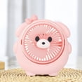 thumbnail image 5 of Cute Animal Handheld Fan, Portable Small Fan with Removable Front Cover, Tiltable Cool Breeze with 3 Speeds, Ultra Quiet Table Fan, Rechargeable Air Circulator Fan for Indoor Outdoor Office Travel, 5 of 5