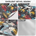 thumbnail image 4 of joogoo Boys Swim Trunks Abstract Sport Cars Beach Board Shorts Drawstring Swimsuit 4T, 4 of 6
