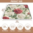thumbnail image 4 of WOBOGO Red White Rose Pattern Baby Playmats Extra Large Waterproof Rollable Activity Pads for Toddlers 50×50inch, 4 of 7
