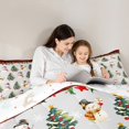 thumbnail image 5 of Homewish Full 3-Piece Kawaii Snowman Comforter Set - Christmas Tree, Lightweight, 5 of 8