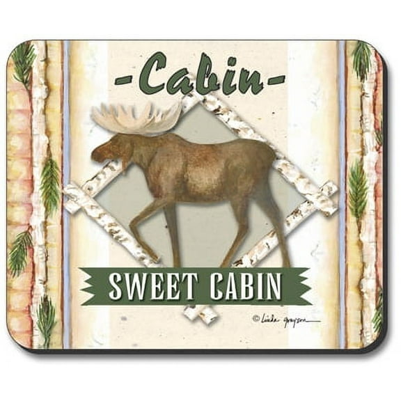Art Plates Mouse Pad - Sweet Cabin