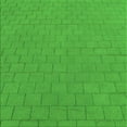 thumbnail image 1 of Ahgly Company Tapis d'Intérieur Lavable en Machine Carré Vert Lime Transitionnel, 7 Pieds Carré, 1 of 7