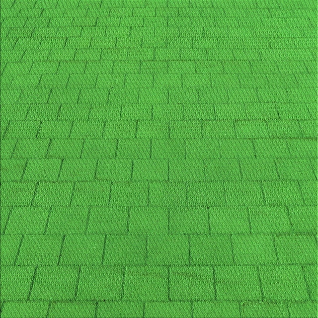 Ahgly Company Tapis d'Intérieur Lavable en Machine Carré Vert Lime Transitionnel, 7 Pieds Carré