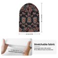 thumbnail image 2 of Lsque Retro Floral Pattern Knitted Beanie, Unisex Winter Hat, Knit Hat Winter Beanies Thick Fisherman Beanies Cuffed Plain Skull Caps, 2 of 6