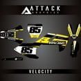 thumbnail image 2 of Attack Graphics Custom Velocity Complete Bike Graphics Kit for Husqvarna TC 85 19/16 2019, 2 of 3