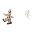 thumbnail image 1 of Colección De Figuras De Payasos: Estatuas Decorativas Para Mesa, Centro De Mesa, Vitrina, Comedor O Cualquier Espacio. Incluye Adhesivo De Pared Con Hojas Verdes Y Enredaderas Colgantes. Un, 1 of 8