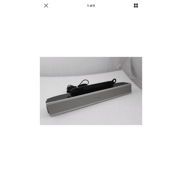 Dell As501 Ax510 Silver Stereo Soundbar Speaker Powered From Dell Monitors Walmart Com Walmart Com