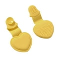 thumbnail image 2 of Sioweci 2Pcs Oven Mitts Heat Resistant Silicone Gloves Anti-Slip Mini Oven Mitts Thick Flexible Temperature-Resistant Pot Holder for Kitchen Cooking Baking Home Restaurant Yellow 2pcs, 2 of 13