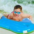 thumbnail image 5 of BOSS CLASS Portable Unisex Pool Raft, Vinyl, Blue and Green, 25", 2 Pack, 5 of 8