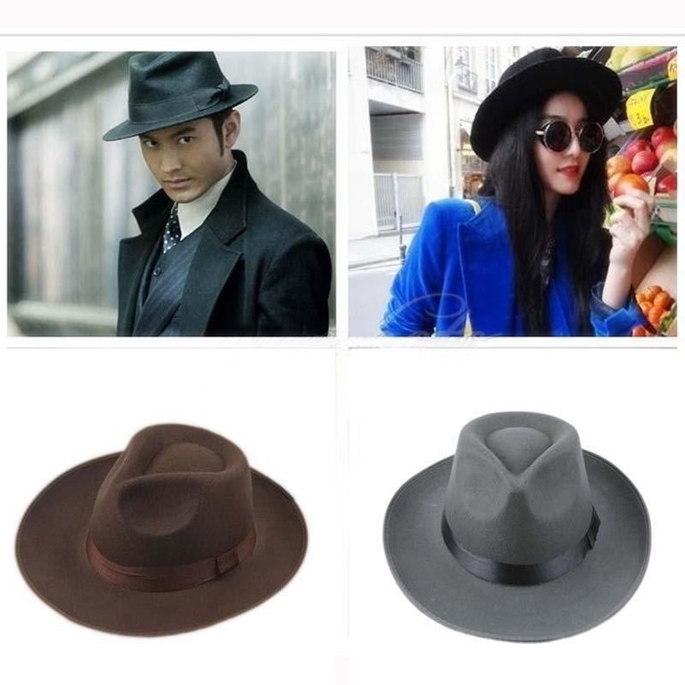 felt trilby hat