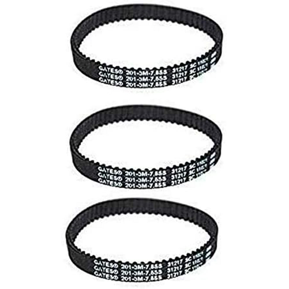 Bissell Proheat 2x Revolution Pet Cogged Brush Belt 3Pk Fits 1964, 1986