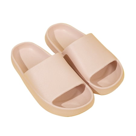 

Women s Comfy Cushioned Thick Sole Slippers Cloud Slides for Women Comfort Shower Bathroom Slippers Sandals with Thick Sole Non-Slip Soft House Slide Slippers for Indoor Outdoor
