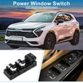 thumbnail image 2 of Interruptor de ventana eléctrica Unique Bargains No.93571D9200 Interruptor de control de ventana del lado del conductor delantero izquierdo para Kia Sportage 2017-2022 Negro, 2 of 7